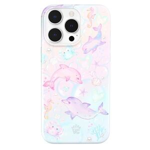 Cute colorful dolphin case